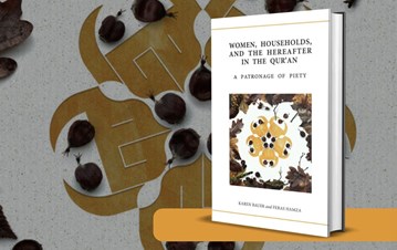Women, Households, and the Hereafter in the Qur’an book cover on a background image with some texture