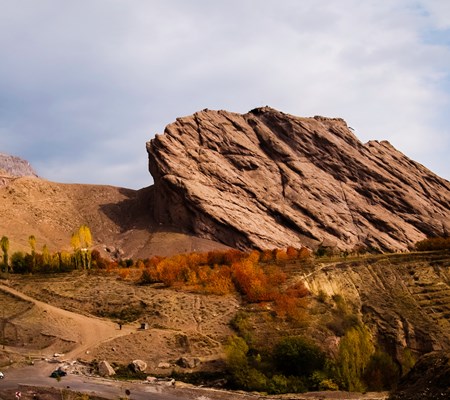 View of Alamut rock
