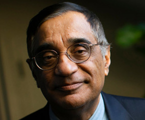 A picture of Professor Ali Asani in a suit