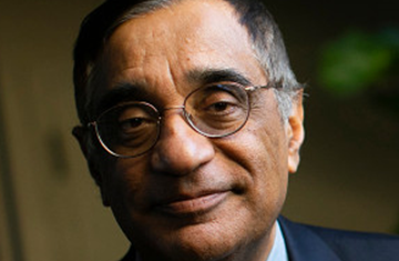 A picture of Professor Ali Asani in a suit