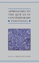 Front cover for Approaches to the Qur’an in Contemporary Indonesia}