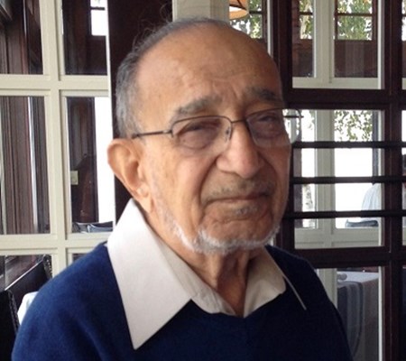 Professor Abbas Husayn Hamdani (1926-2019) in the frame