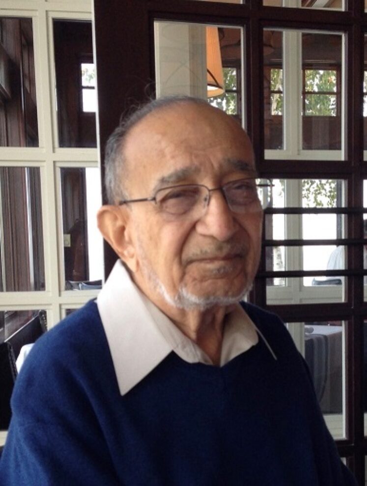 Professor Abbas Husayn Hamdani (1926-2019) in the frame