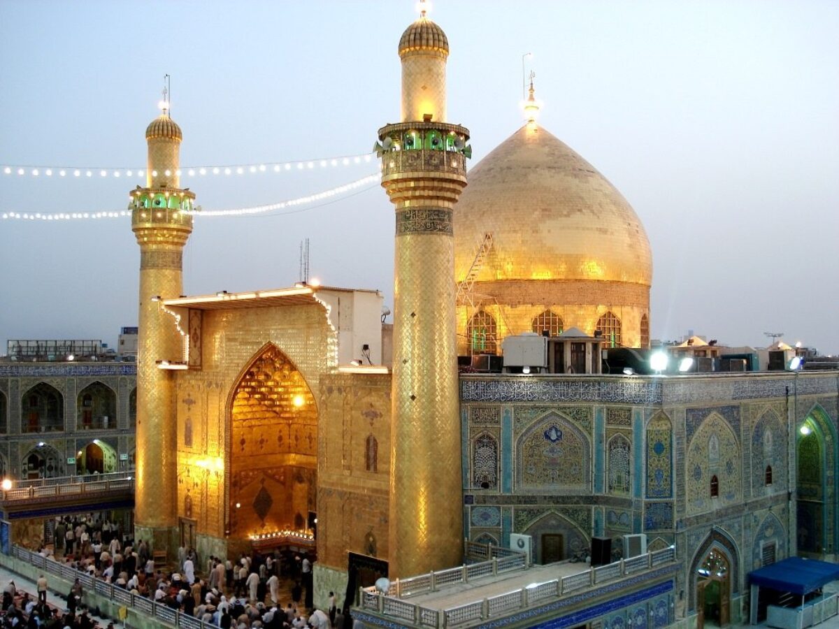 Shrine of Imam Ali in Najaf, Iraq.