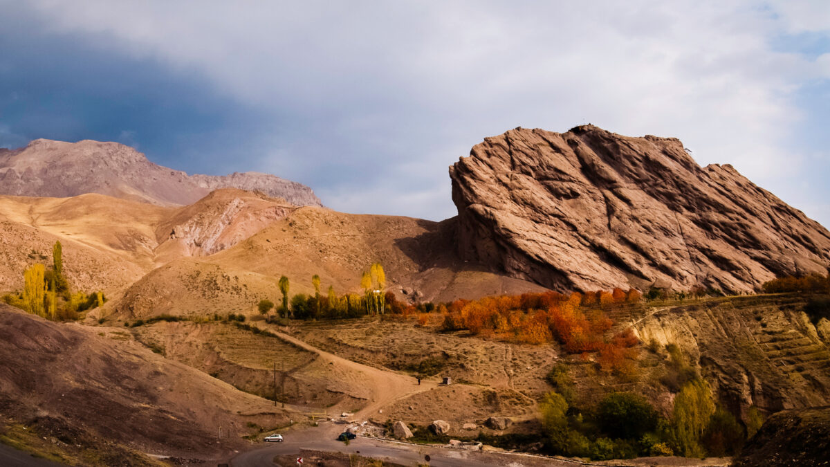 View of Alamut rock