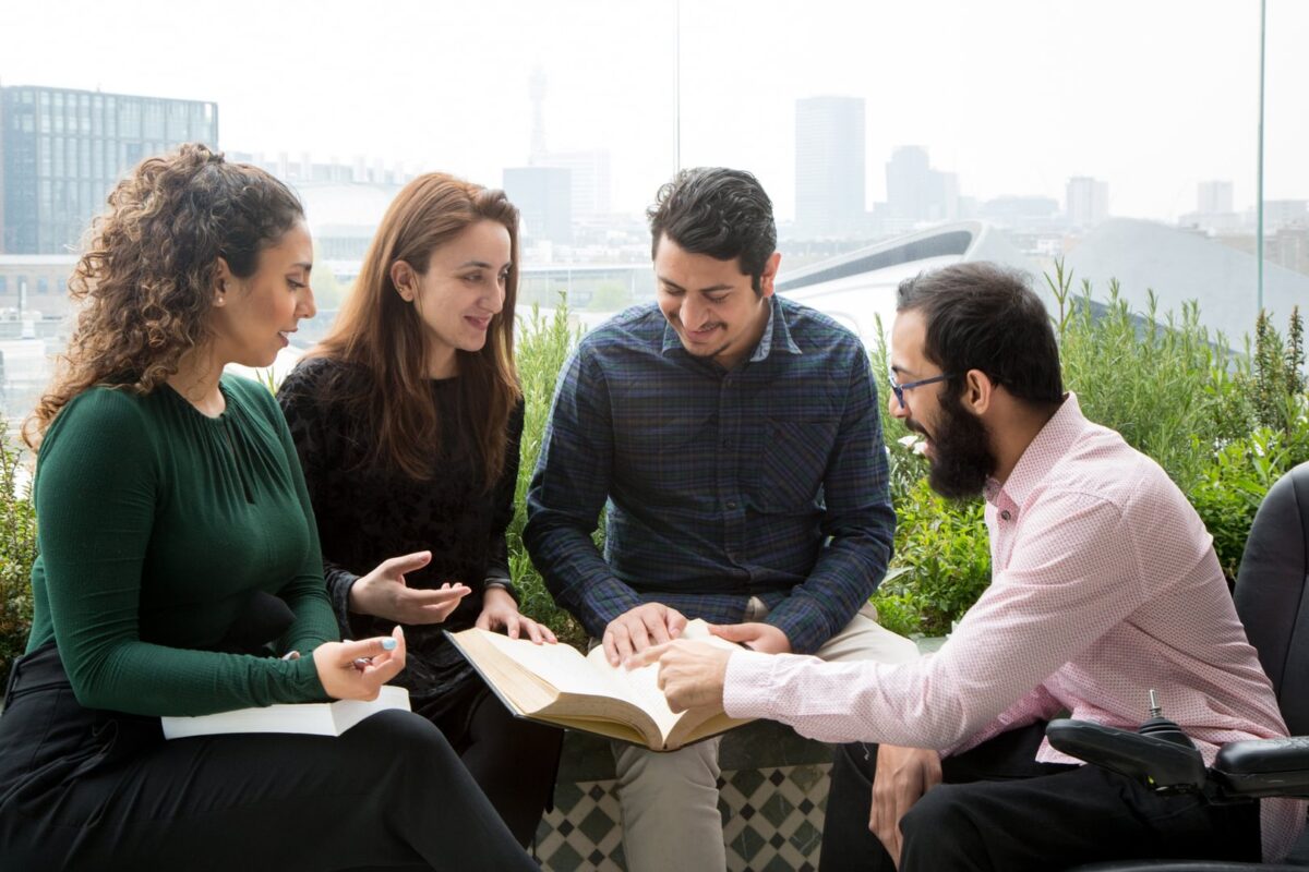 GPISH student in the garden