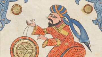 Illustration from Epistles of the Brethren of Purity, Bodelain Library, Folio 150a.