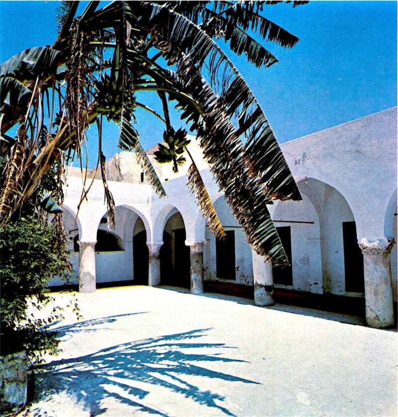 The courtyard (sahn) of Al-Naqah Mosque