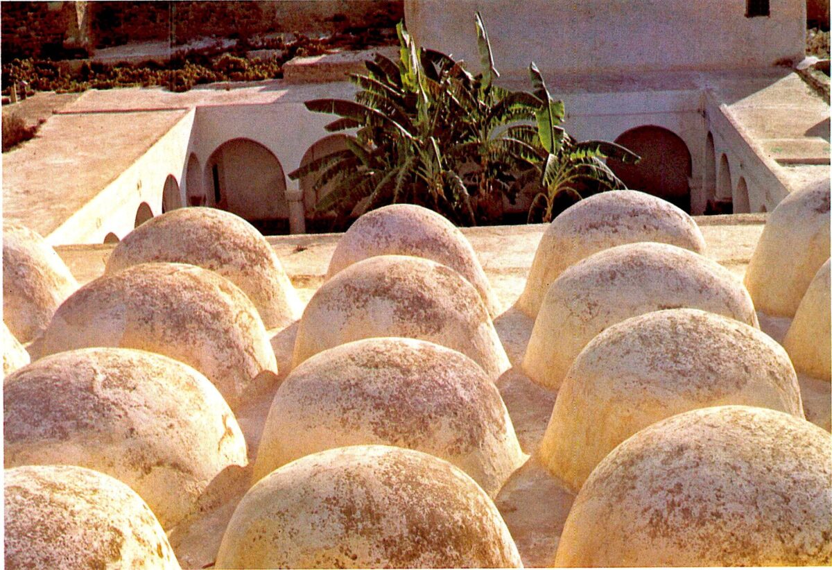 Domes of Al-Naqah Mosque.