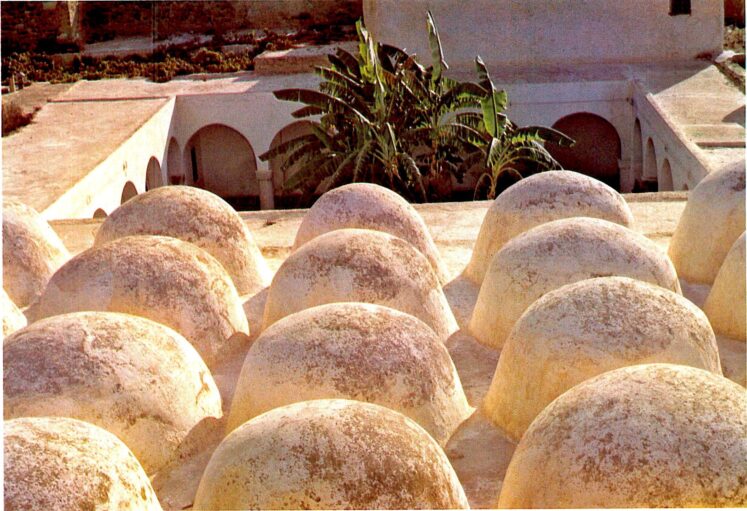 Domes of Al-Naqah Mosque.