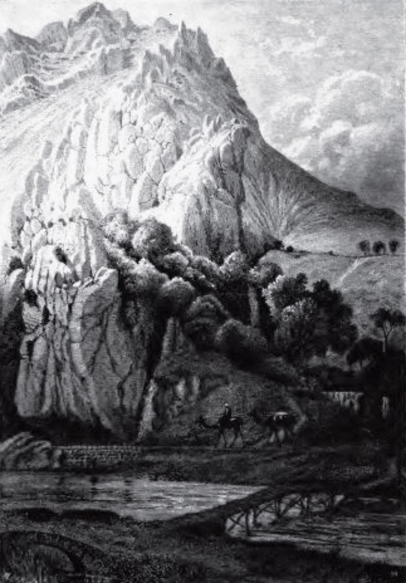 Illustration of Sakhrat al-Minshar