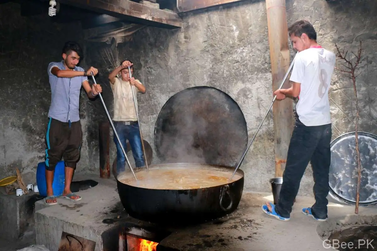 ‘Tzana—a huge pot used for cooking meals for community events’