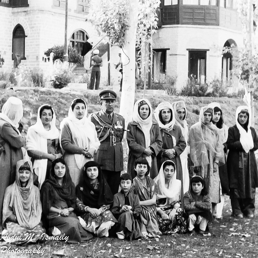 Family members of Mir of Hunza on His Highness the Aga Khan IV’s first visit to Hunza