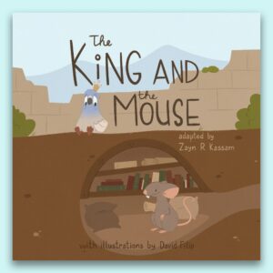 Illustration of The King and the mouse story book cover