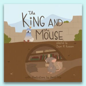 Illustration of The King and the mouse story book cover