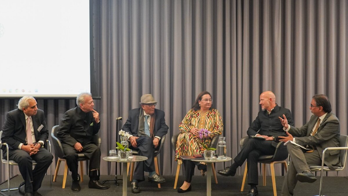 Panel discussion on Dr Shoaib Sultan Khan at A Drop That Made the Ocean UK premiere