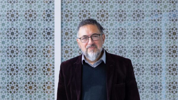 Portrait of Dr Toby Mayer for Voices of IIS podcast