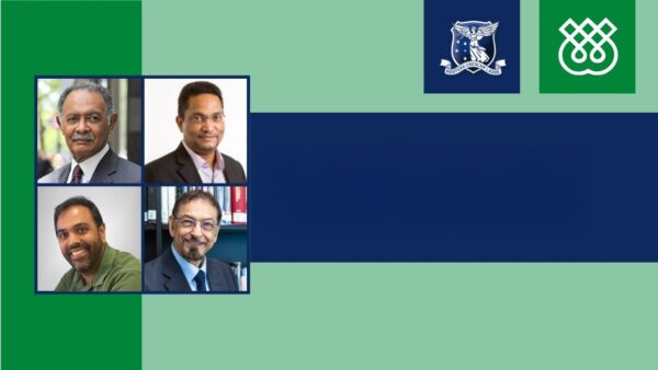 A composite image showing four speakers involved in an IIS webinar on Islam in East Africa and the Indian Ocean world, alongside institutional logos.