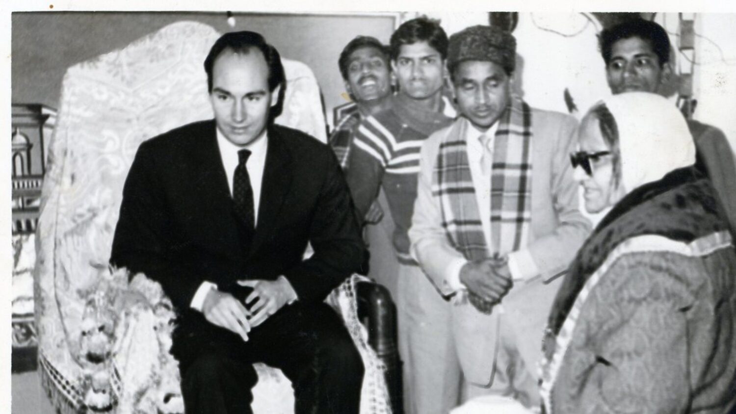 Community gathering with Aga Khan IV and Vazir Saheba Ghulam Fatimah