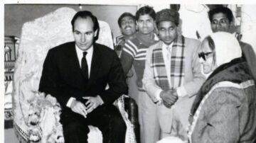 Community gathering with Aga Khan IV and Vazir Saheba Ghulam Fatimah
