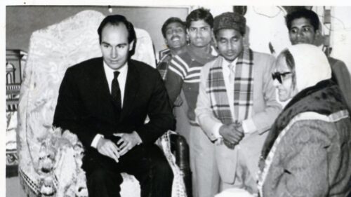 Community gathering with Aga Khan IV and Vazir Saheba Ghulam Fatimah
