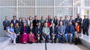 Elemental conference participants group photograph at the Aga Khan Centre during the Elemental conference