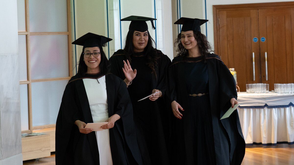 Les lauréats du prix de thèse du GPISH lors de la remise des diplômes