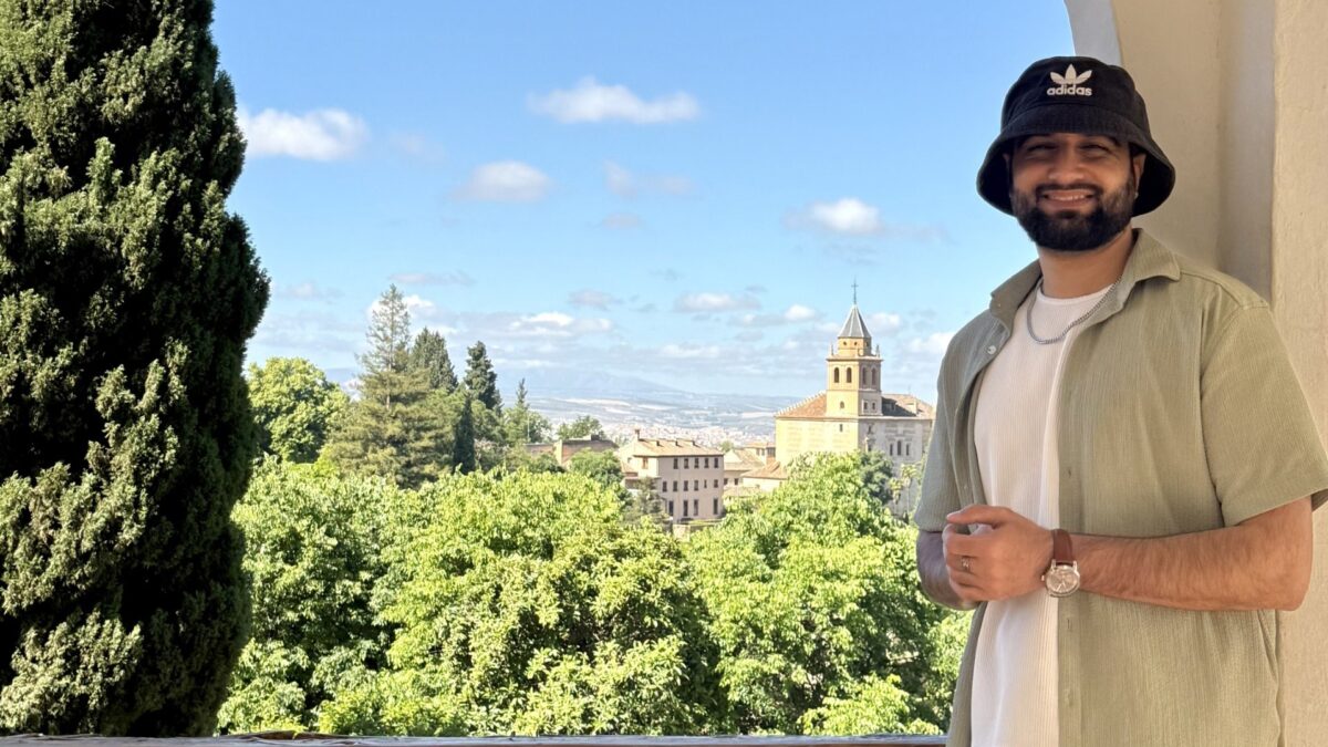 GPISH student Mohsin Baig during the cohort 2027 visit to Granada, Andalusia