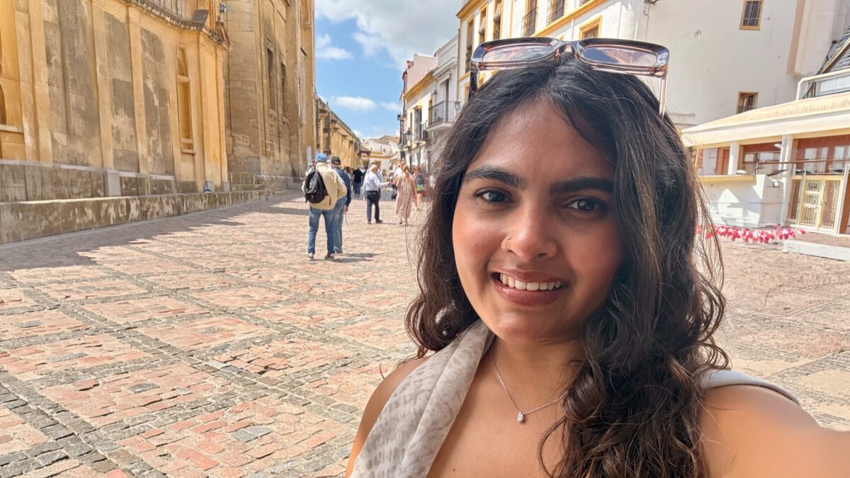 GPISH student Nurain Lakhani during the cohort 2027 visit to Cordoba