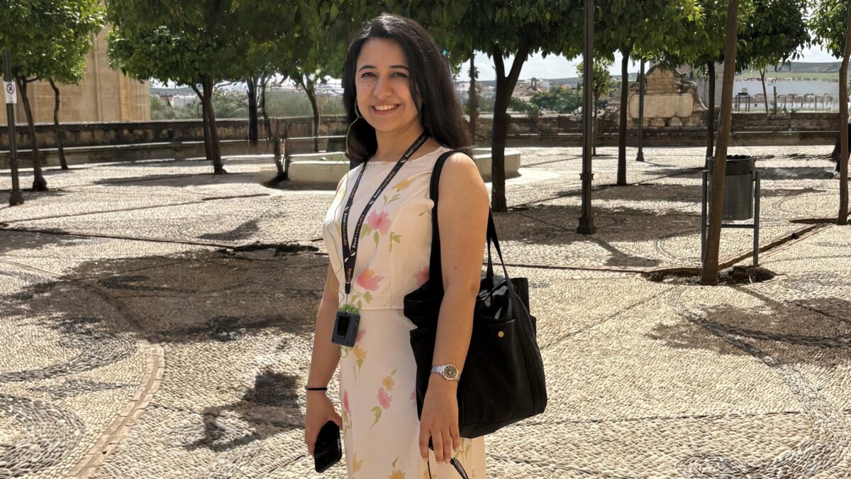 GPISH student Shabnaz Wali during the cohort 2027 field trip in Andalusia